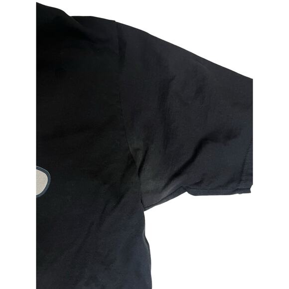 Cat Eating Ramen Graphic Tee - Cute Food Anime Style - 2XL Black T-Shirt - Picture 8 of 11